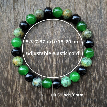 Green aventurine bracelet for luck and balance - photo 2