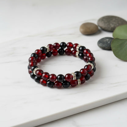 Boho Calm Bracelet for Harmony & Communication - angle